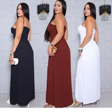 Vestido Feminino Pra Mulher Elegante Vestido de Festa Com Forro Vestido Com Fenda Lateral