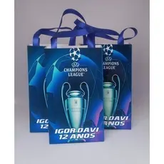 20 Sacolinha Surpresa Personalizada Tema Champions League