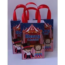 15 Sacolinha Surpresa Personalizada Tema Circo