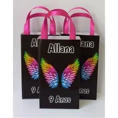 20 Sacolinha Surpresa Personalizada Tema Neon
