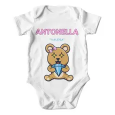 Body Bebê Personalizado Significado Nome Antonella