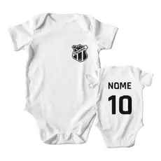 Body Bebê Time Ceará Personalizado Com Nome E Número