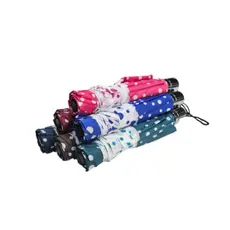 Guarda Chuva Grande Sombrinha Bolinha Dobrável Manual Masculina Feminina