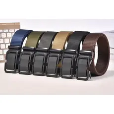 Cinto Largo Masculino Nylon Elastano Fivela Liga de Zinco e Engate Rápido