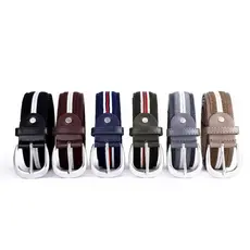 Cinto Lona Reforçado Masculino Feminino Fivela Metal Casual Esporte Trilha Ajustável - Envio Rápido
