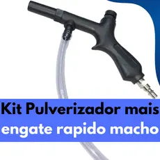 Bico Pulverizador Produto Carro E Pino De Engate rapido macho 1/4" Hidraflux