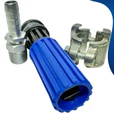 Kit esguicho de alta pressão hidraflux esguicho 4,6mm espigão e braçadeira de 1/2"