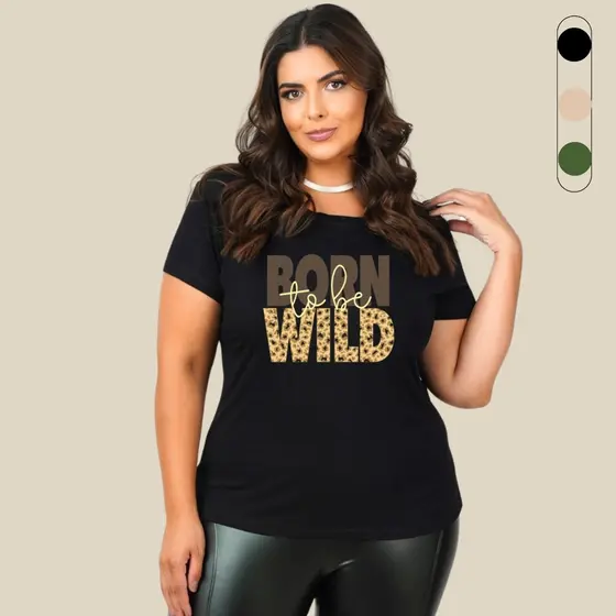 Tshirt Moda Feminina Boho Plus Size + Tamanhos