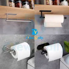 Metal Porta Papel Toalha Suporte Parede em aço inoxidável 304 com gancho autoadesivo BC-76/76B/SP-15-FX