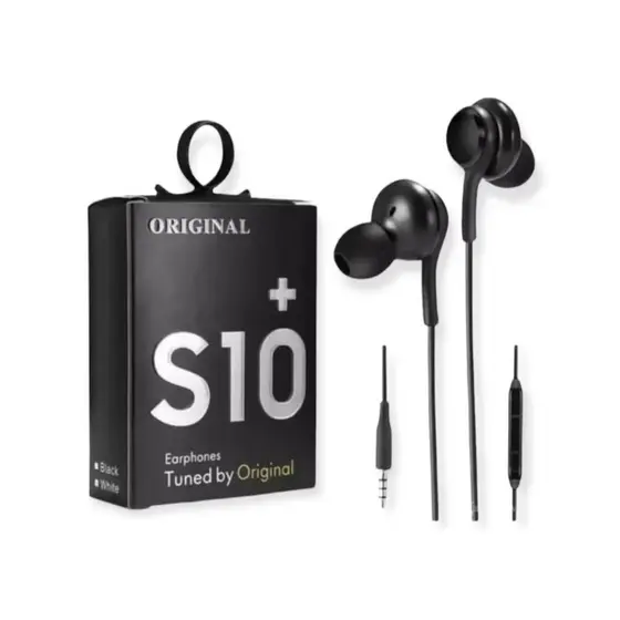 Fone De Ouvido S10 Saída P2 Intra Auricular Bass Grave Celular Smartphone