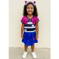 Fantasia Vestido Casa Mágica da Gaby Infantil com Tiara  Festa, Brincadeiras Envio Imediato
