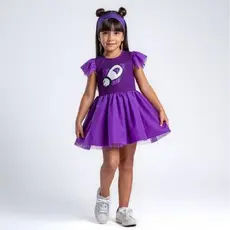 Fantasia Infantil Katlen da Turma da Emilly Vick Youtubers Mundo dos Rosas