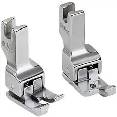 2 Calcador Compensado Pesponto 1/16 Costura Reta Industrial Textil