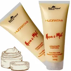 Kit 2x Creme Hidratante Aveia e Mel Bell Corpus - Pele Hidratada por Muito Mais Tempo