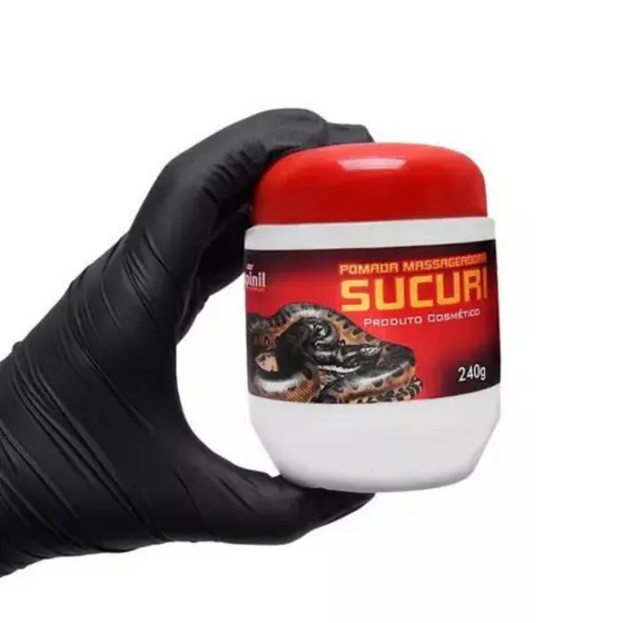 Pote Pomada Sucuri 240g Incrível ação contra dores musculares