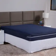 Capa De Colchão Cama Casal Queen com Zíper Cores lisas - Envio Imediato