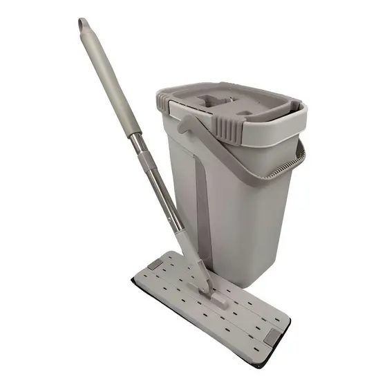 Esfregão Mop Flat Electrolux Menalux Limpeza Fácil Eficiente Durável Cinza