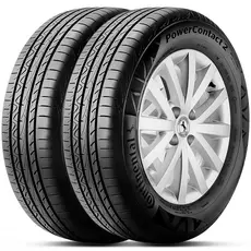 Kit 2 Pneu Continental 195/55r16 87h Tl Fr Powercontact 2