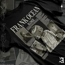 Camisa Básica Camiseta Blonde Biografia Album Cantor Rapper Teen Unissex - Arcaic
