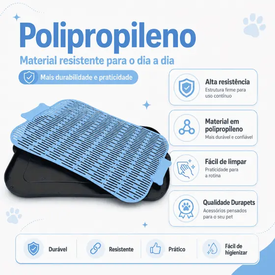 Tapete Sanitário Higiênico Pet Super Resistente Cachorro Cães Gato Grande Areia Reforçado
