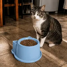 Comedouro e Bebedouro Anti-Formiga Luxo Anatômico para Gatos 250ml - Durapets