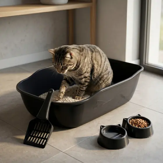 Kit Caixa de Areia GRANDE para Gatos Pet Banheiro Sanitario Bandeja Furba Durapets