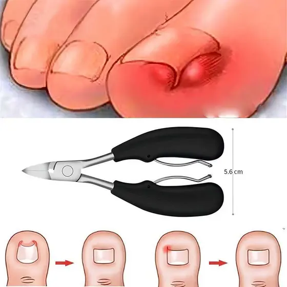 Alicate mola dupla De Cortar Unha Curvado Profissional Aço