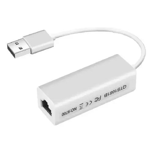 Placa Rede Usb Externa Rj45 Adaptador Lan Ethernet 10/100