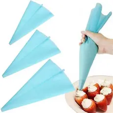 Manga Saco para Confeitar de Silicone Reutilizável Vários Tamanhos
