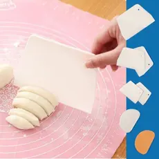 Espátula Raspador Cortador Plástico para Massas Confeitaria Culinária