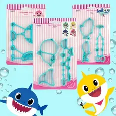 Kit Cortador de BabY Shark para Pasta Americana e Biscuit - C4815 - C4817.