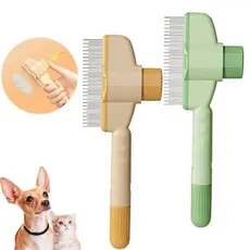 Nova - Rasqueadeira Pet Escova Removedora Tira Pelos Cachorros Gatos