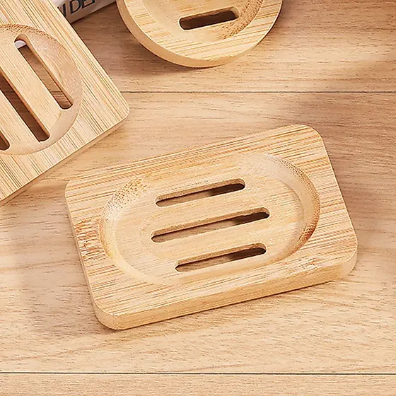 Saboneteira De Bambu Vintage Suporte De Sabonete Rústico Para Banheiro Com Drenagem Bandeja De Madeira Natural Pia