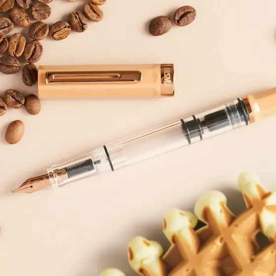 ❤❤Twsbi Sanwentang ECO Caneta de Pistão Caneta Transparente Porta Caneta de Grande Capacidade de Armazenamento de Tinta