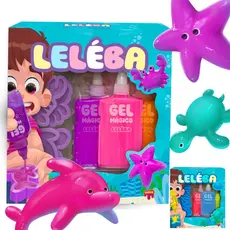 SLIME LELEBA GEL MAGICO FORMINHAS FAZER BICHINHOS FUNDO MAR MENINO MENINA NATAL PRESENTE CRIANÇAS