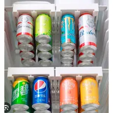Organizador Suporte Porta Latas Para Geladeira Armário Plástico