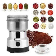 Moedor Multifuncional de Café e Especiarias 110V com Design em Aço Inoxidável 4 Lâminas