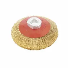 Escova De Aço Circular 100mm Para Esmerilhadeira De 4.1/2 Mtx Limpeza Eficiente