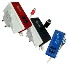 Carregador Micro USB CAC2P Carregador Alfa Micro USB 5.1AMP com 2 Portas USB Carregamento Rapido e Simultâneo