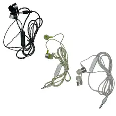 Fone de Ouvido FON03 Intra-Auricular C/ Fio Entrada P2 Microfone Controle de Musica Cores Variadas