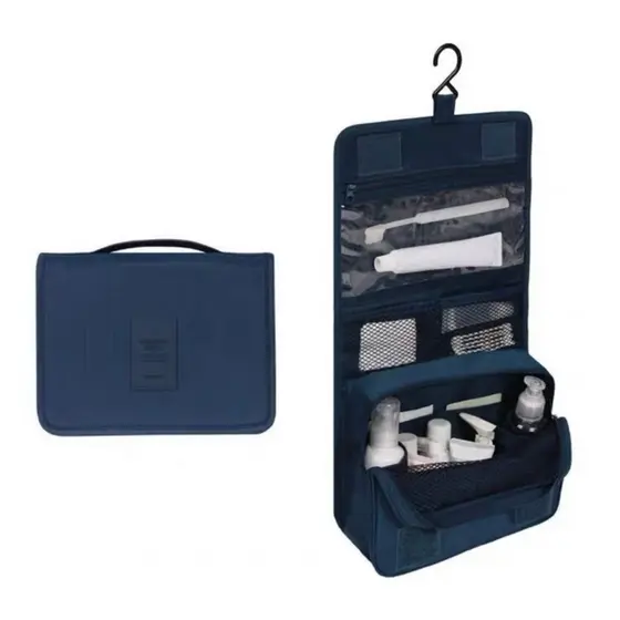 Necessaire Bolsa masculino feminina de Viagem Organizador de Objetos de Higiene Pessoal Com Divisória 002