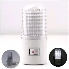 Luminária Mini Abajur Luz Noturno Led Tomada Bivolt Quarto Escritório Luz Suave LED Lâmpada Berço