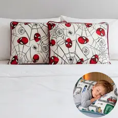Kit 2 Fronhas Infantil Estampas Kids 100% Algodão Premium Capa De Travesseiro 50cm x 70cm