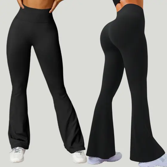 Kit 2 Calça Flare Bailarina - Legging Boca de Sino