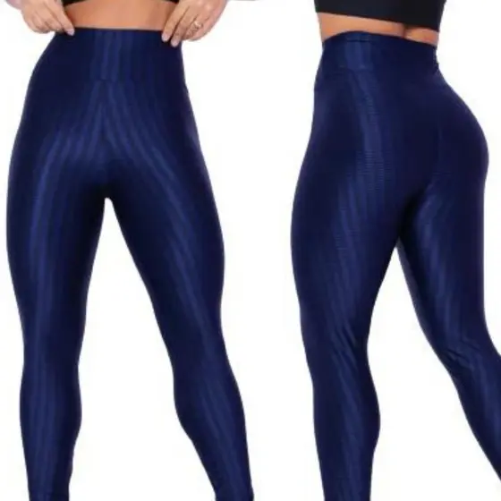 Legging 3D Academia Fitnees Cintura Alta