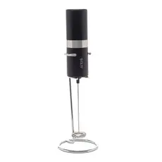 Mixer Elétrico para Bebidas de Aço Inox e Plástico com Suporte - Wolff