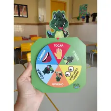 BRINQUEDO ROLETA PEDAGOGICA DINO DA NUTRI MODELO 2