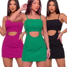 Macaquinho Feminino Plus Size Dunas Macacão Solto Confortável Moda Casual Chic P,M,G,GG