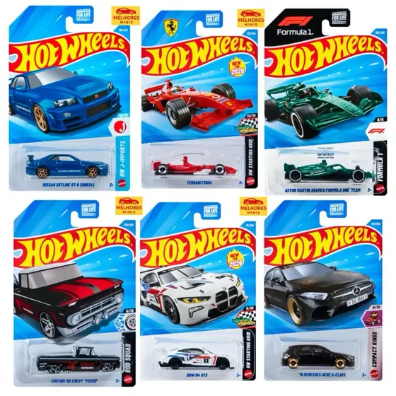 🔥 Hot Wheels 2026 | Lote M L K J H G F E D C B e A | Lançamentos Mais Aguardados | Originais Mattel