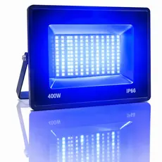 Holofote Led 400w Cor Azul Super Forte Ip66 A Prova D'Água Refletor Bivolt